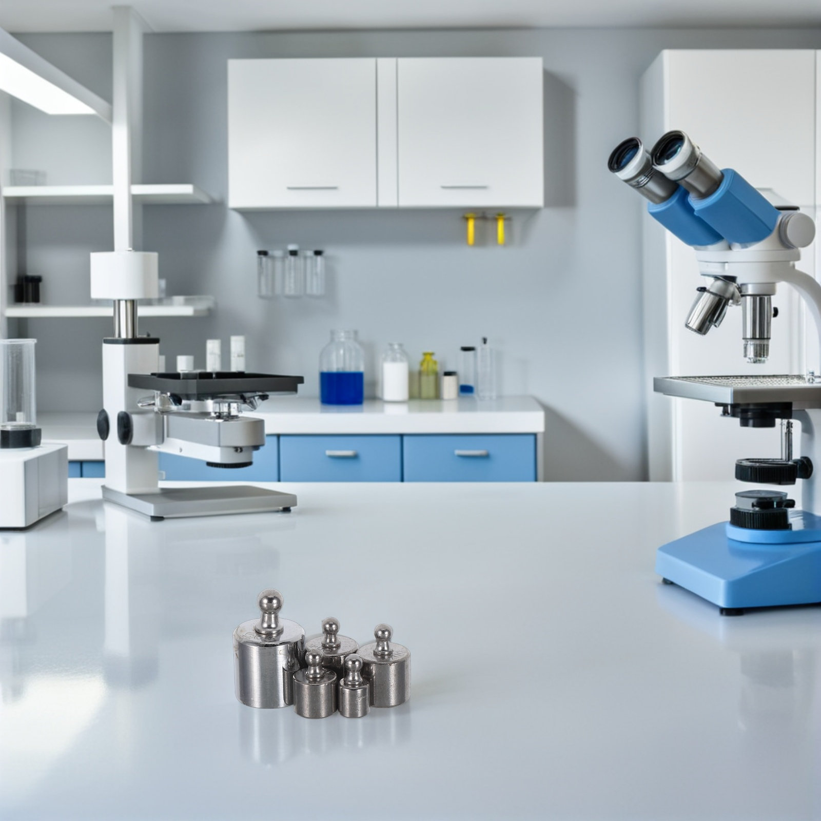 Set of Stainless Steel Weights - Lab Equipment review and price