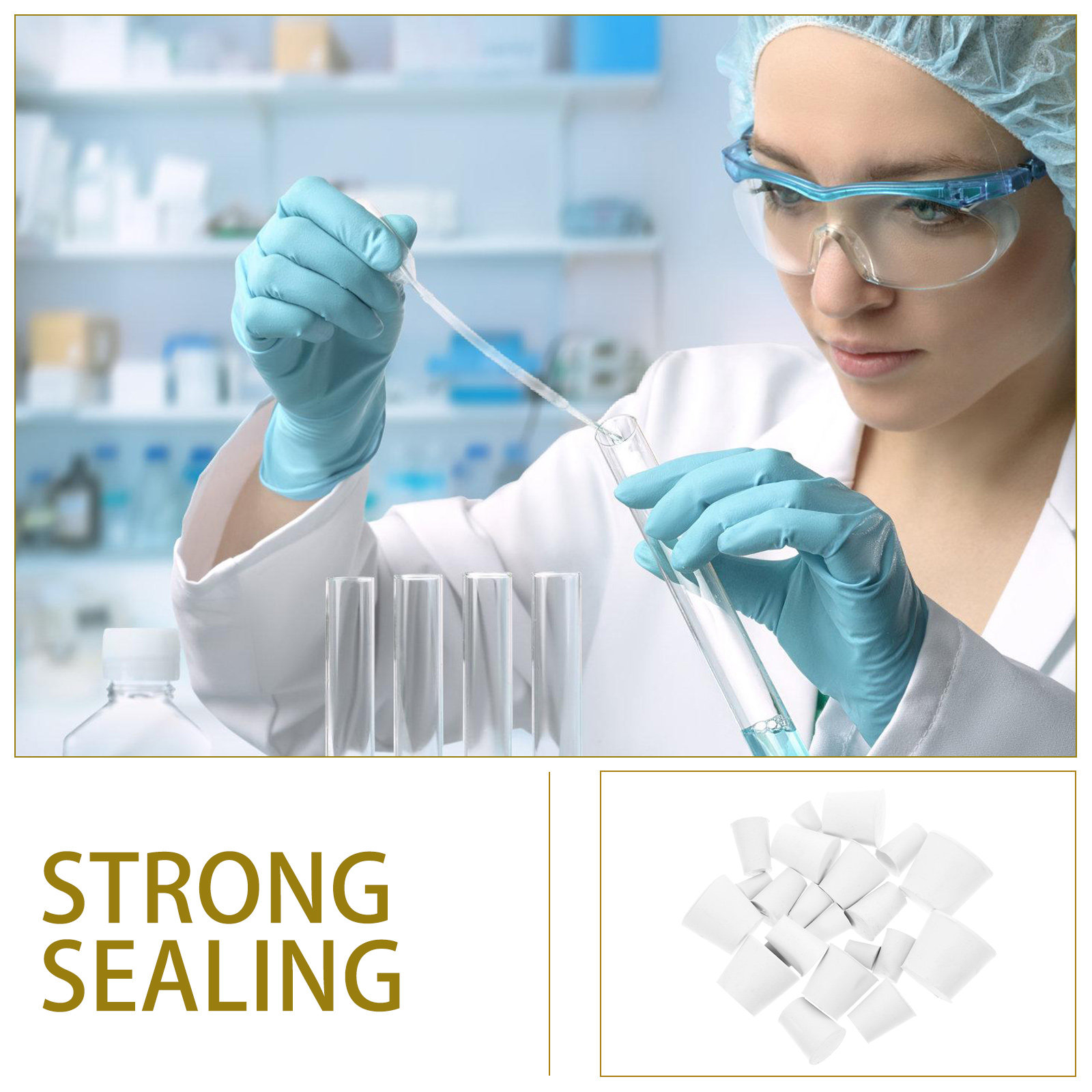 22Pcs Solid Rubber Test Tube S - Test Instruments review and price
