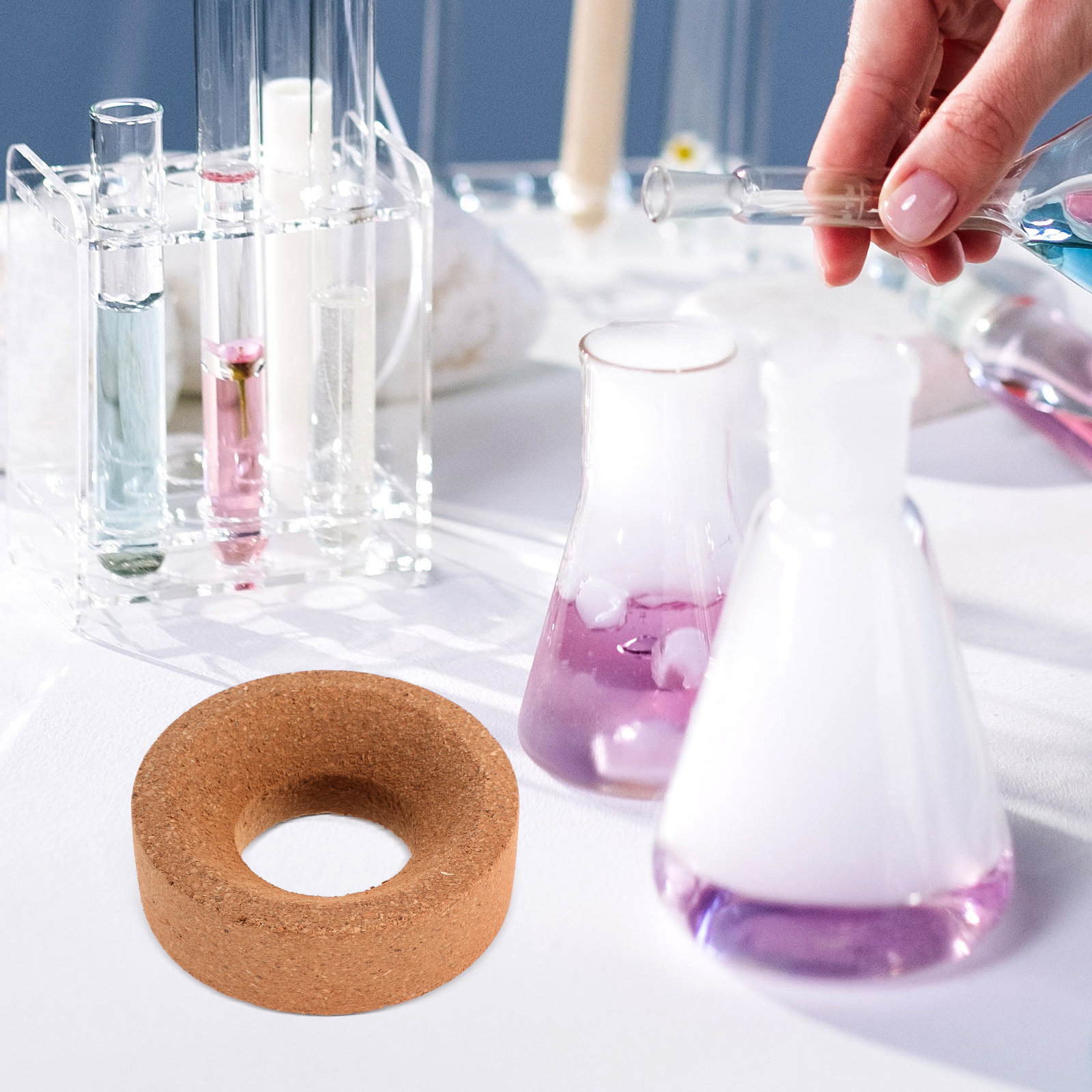 Cork Flask Stand For Round Bot - Lab Equipment review and price