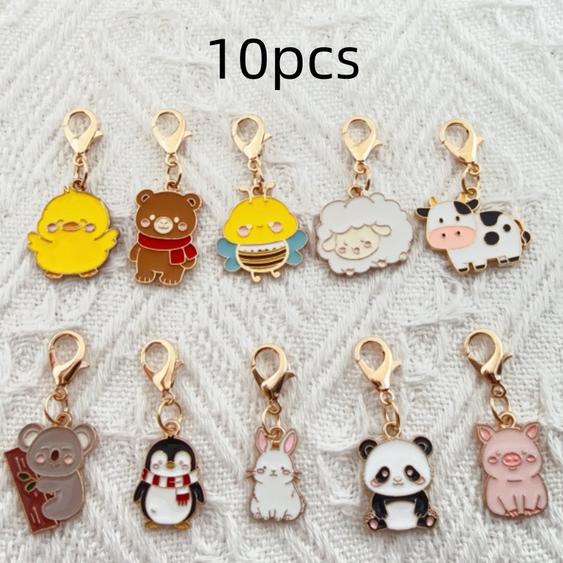 10pcs alloy drip oil cartoon a - Packaging review and price