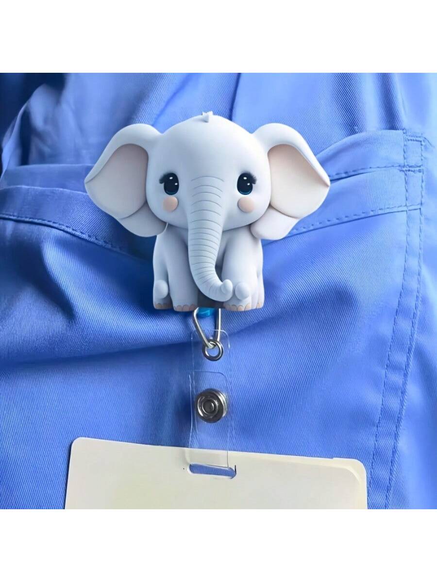 1PC Cute Cat Retractable Badge - Medical Supplies review and price