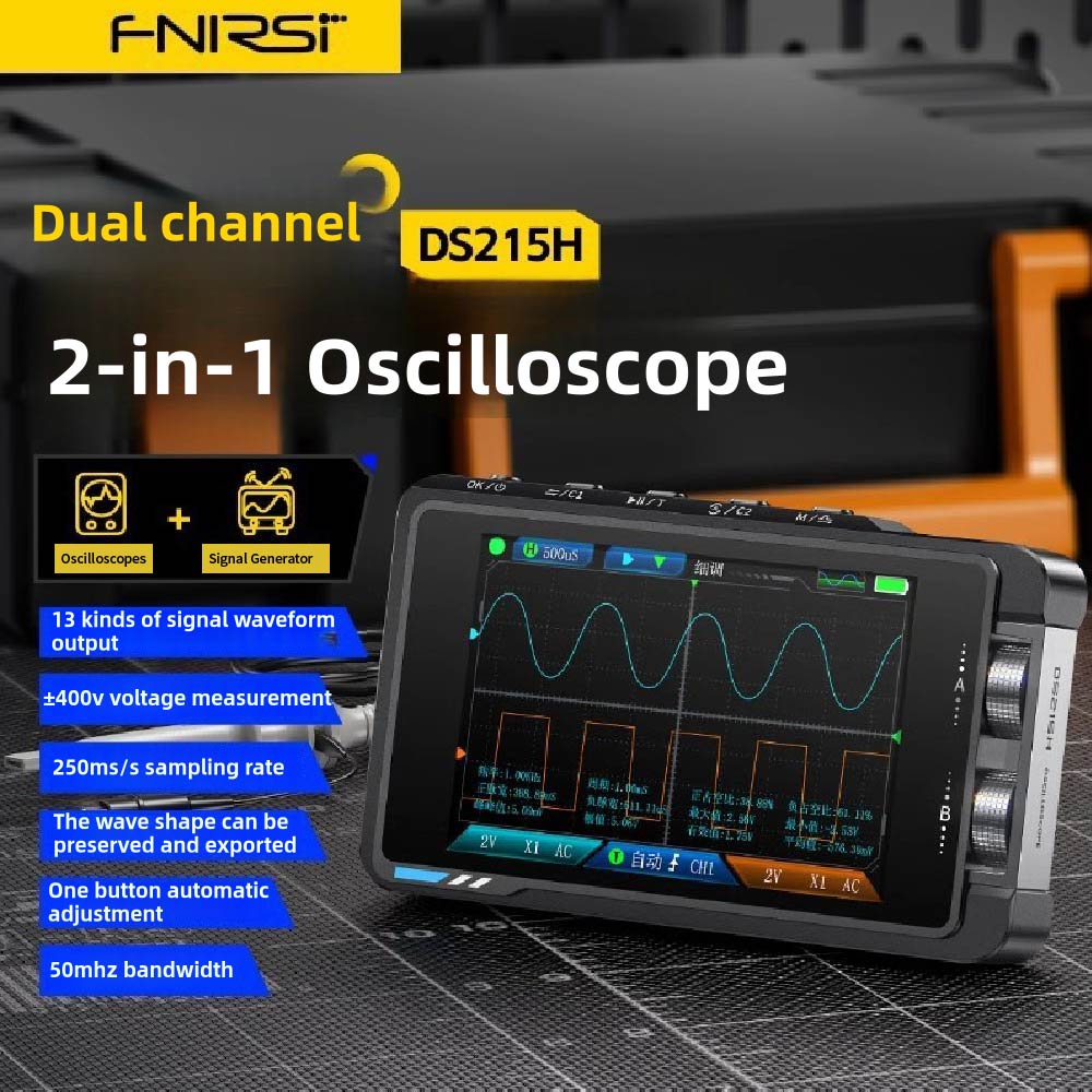 FNIRSI DS215H Handheld Small H - Fnirsi Digital Oscilloscope Handheld review and price