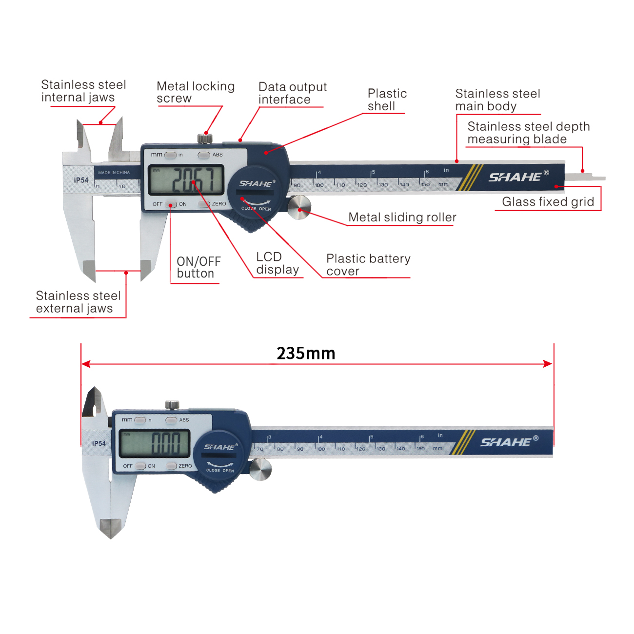 IP54 Waterproof Digital Calipe - Digital Caliper 150Mm Stainless Steel review and price