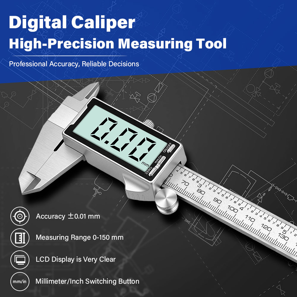 New 150mm 6 Inch Stainless Ste - Digital Caliper 150Mm Stainless Steel review and price