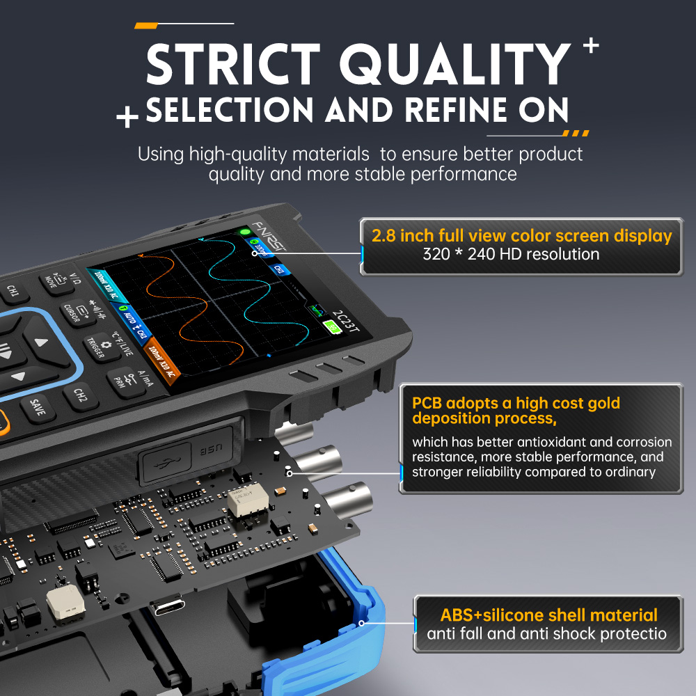FNIRSI 2C23T Handheld Digital  - Fnirsi Digital Oscilloscope Handheld review and price