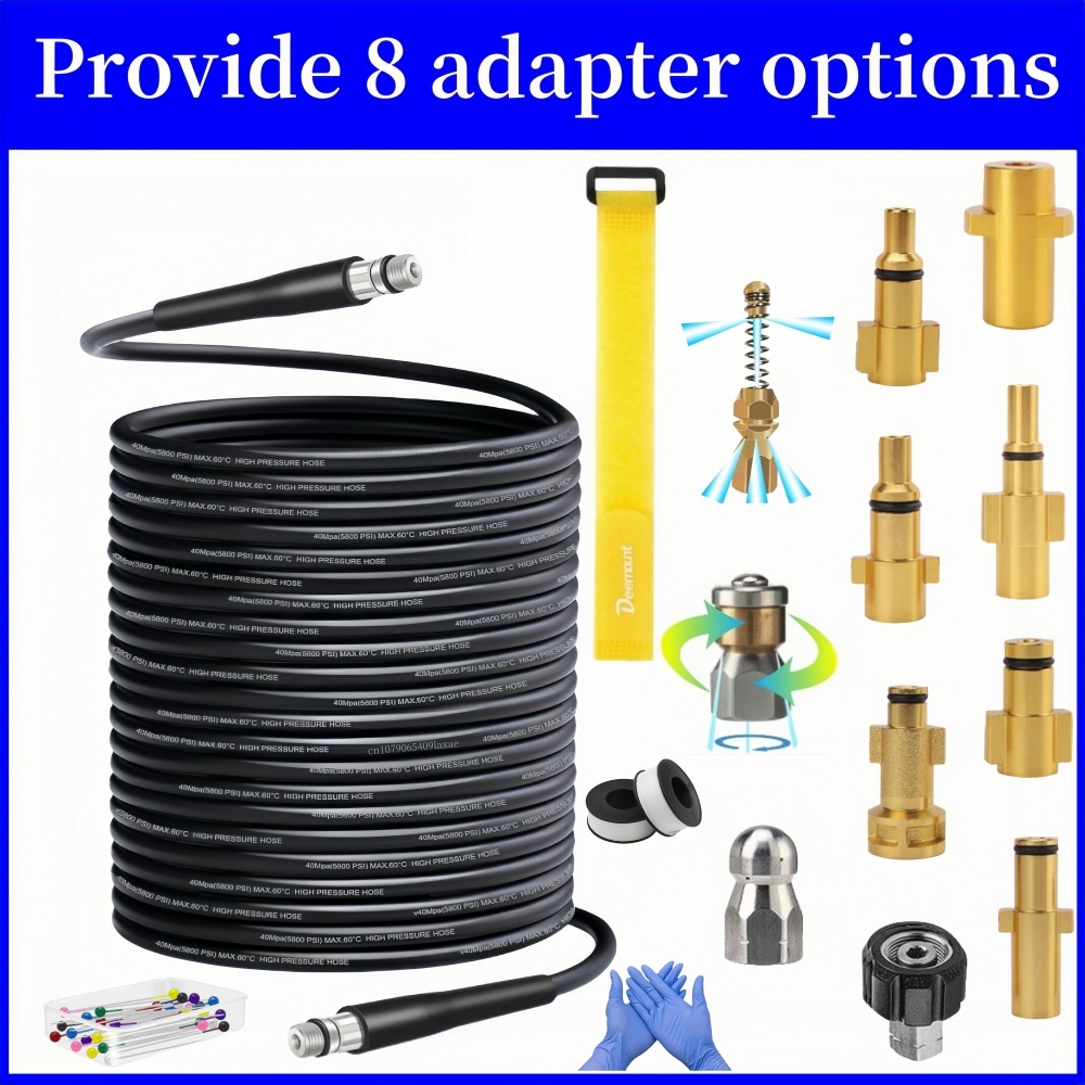0.5~50m Sewer Cleaning Hose Hi - Vacuum Chamber Kit With Pump review and price