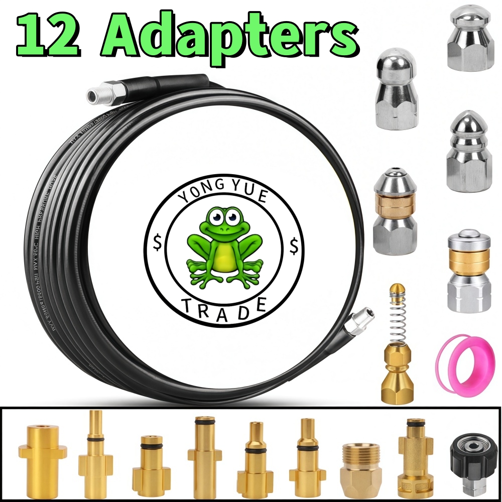 5~50m Pressure Washer Sewer Je - Vacuum Chamber Kit With Pump review and price