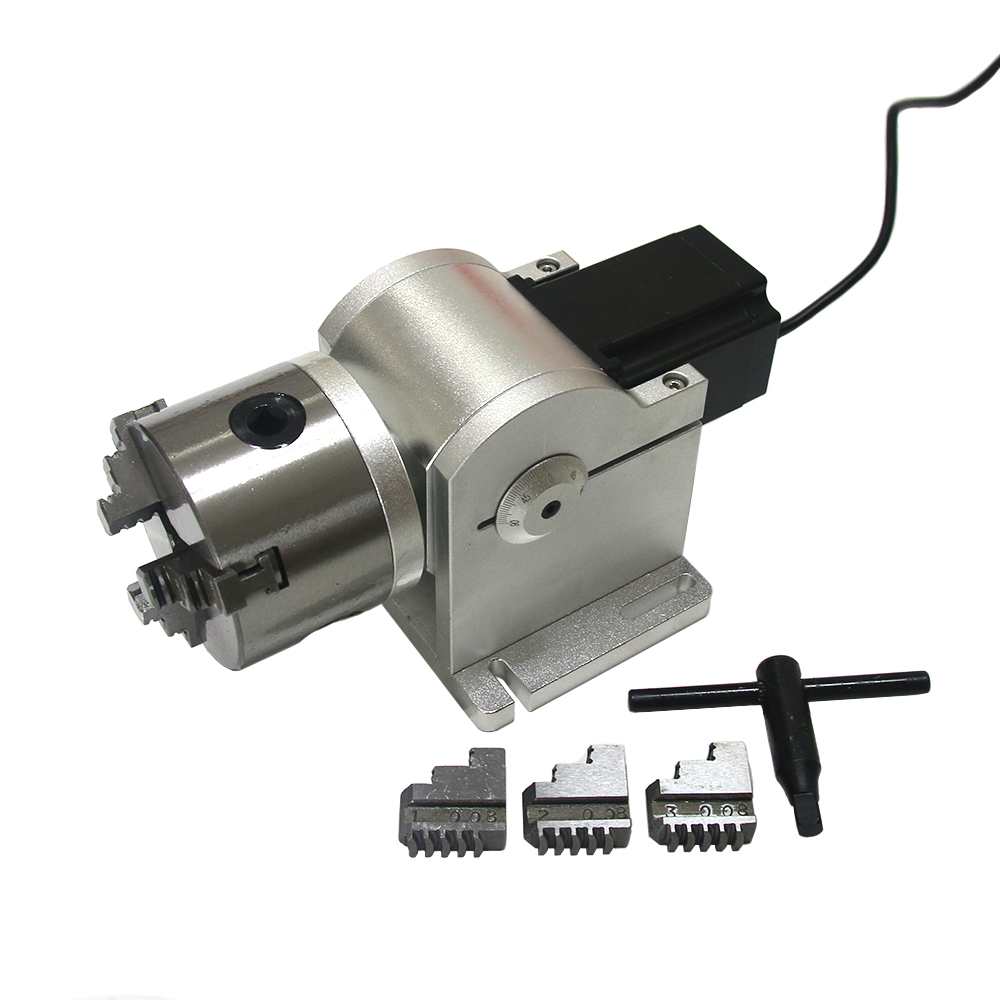 3 Claws Rotary Axis 80mm Chuck - Fiber Laser Marking Machine 30W review and price