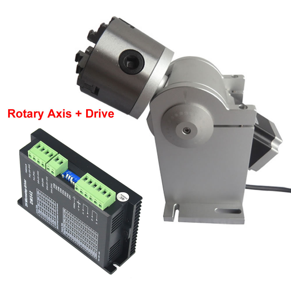 3 Claws Rotary Axis 80mm Chuck - Fiber Laser Marking Machine 30W review and price